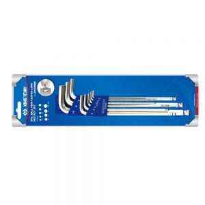 KINGTONY ประแจแอลหัวบอลหกเหลี่ยมสีขาวยาว