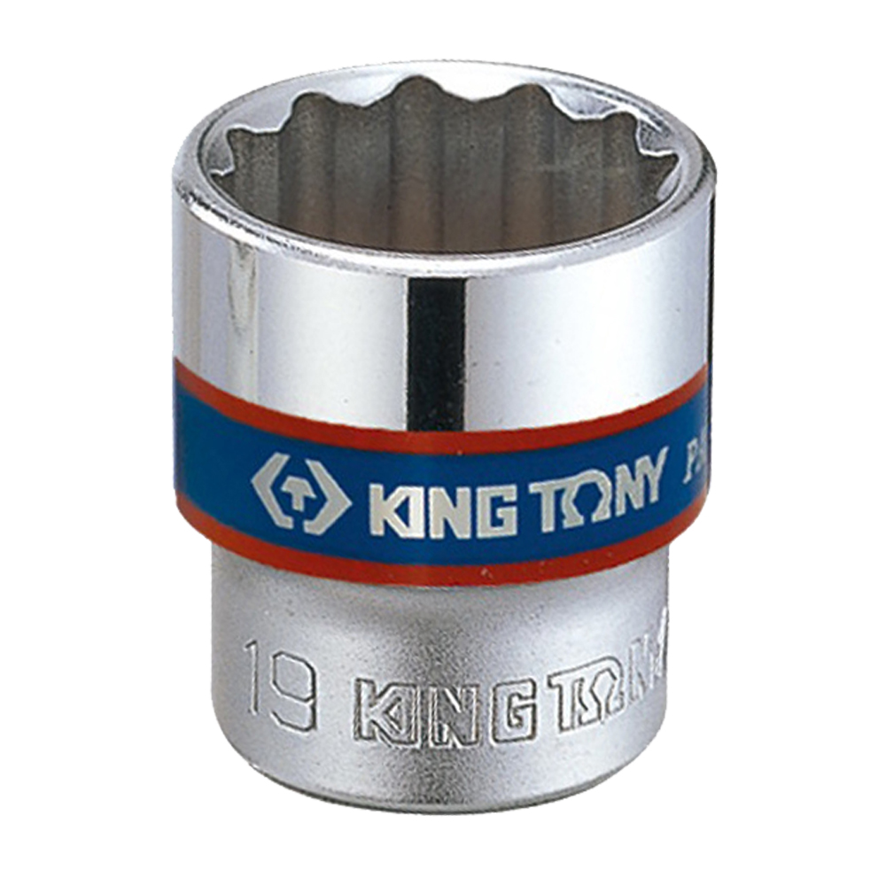 3330m KINGTONY ลูกบ๊อกซ์ สั้น 3/8″-12P ขนาด 6-24 มิล