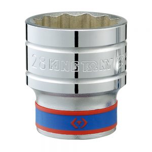 KINGTONY ลูกบ๊อกซ์ สั้น 1/2″-12P ขนาด 8-36 มิล