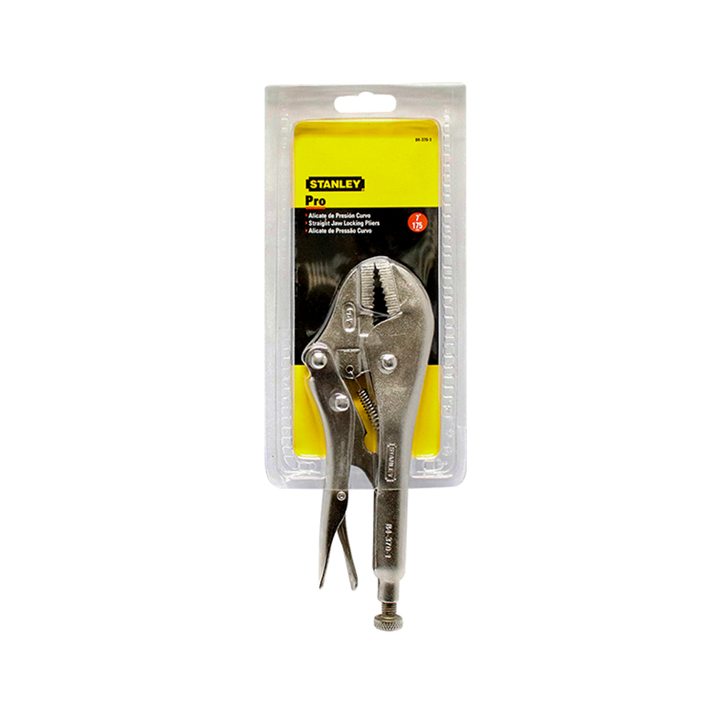 84-370 คีมล็อคมาตรฐาน ปากตรง 7 นิ้ว