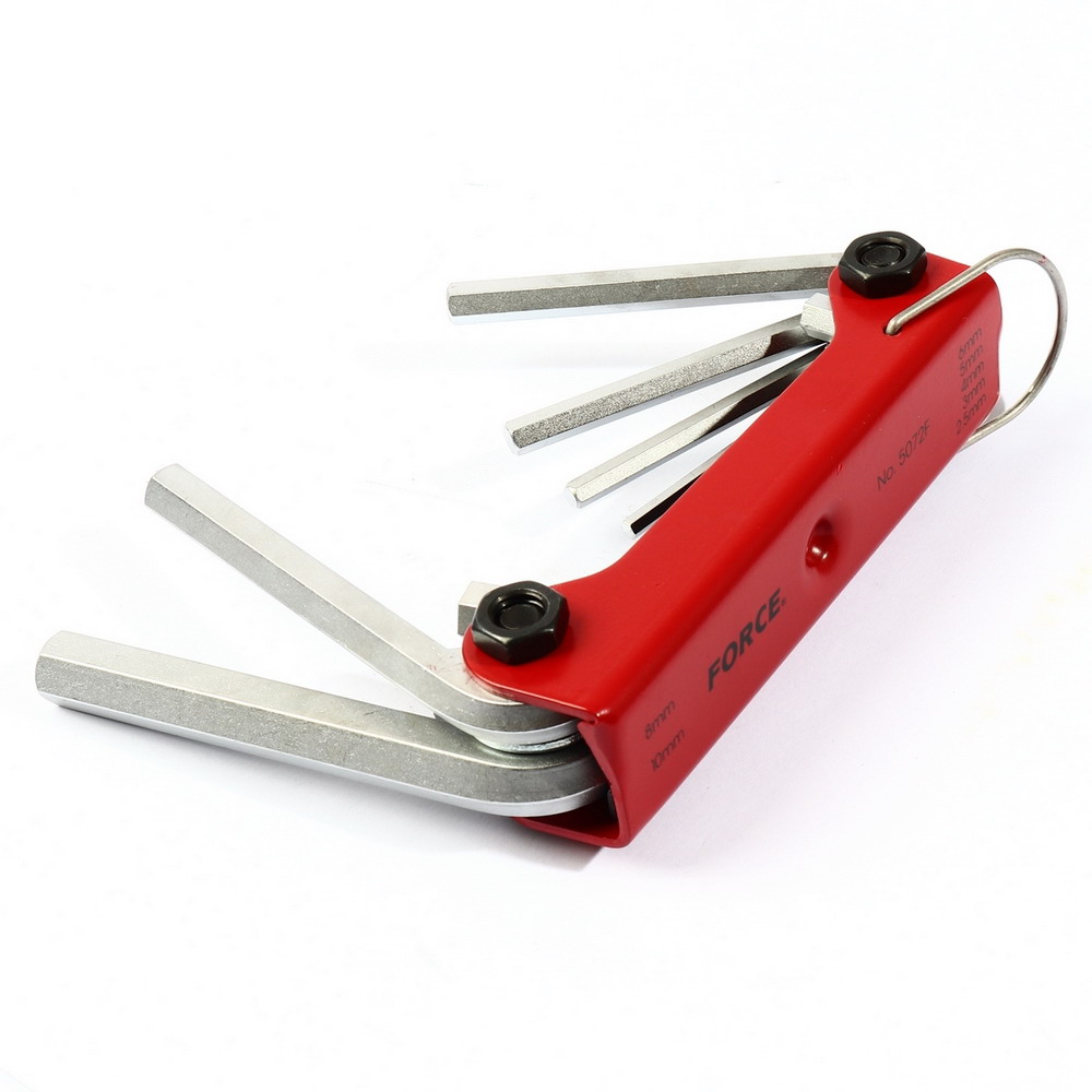 FORCE 5072F ชุดประแจแอลหกเหลี่ยมพับได้ 7 ชิ้น_1