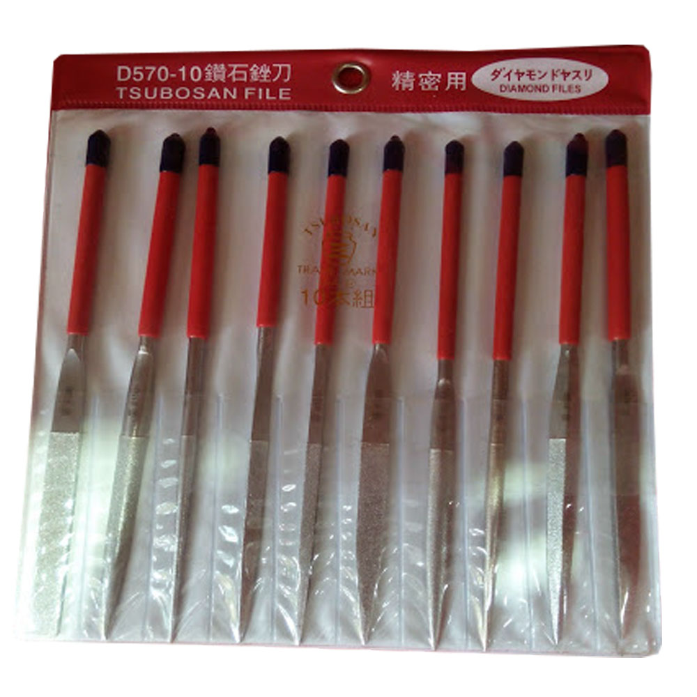 D570-10 ชุดตะไบเพชร 10 ตัว