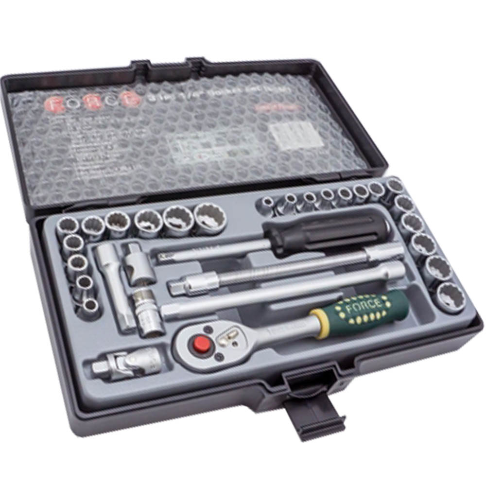 2312 ชุดลูกบ๊อกซ์ 1-4 นิ้ว 12PT 31 ชิ้น