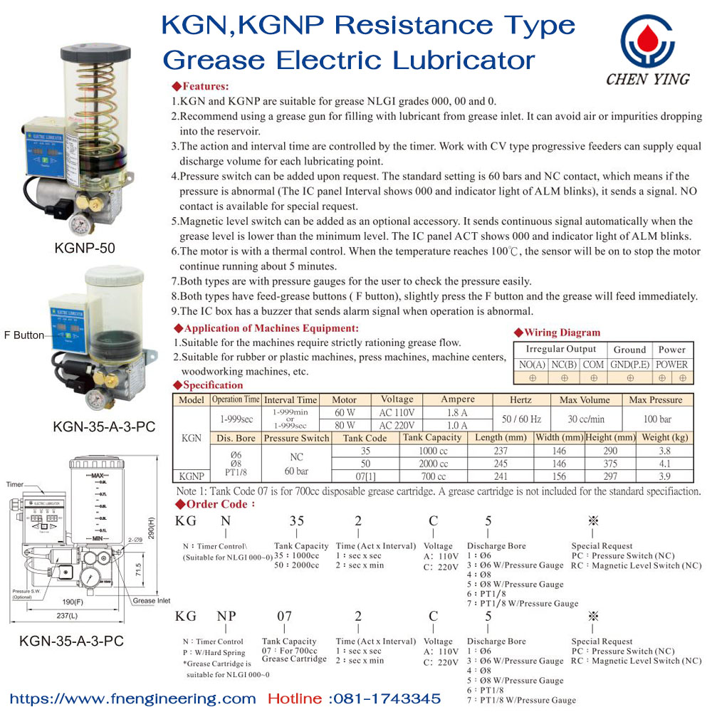 KGNP Resistance Type Grease Electric