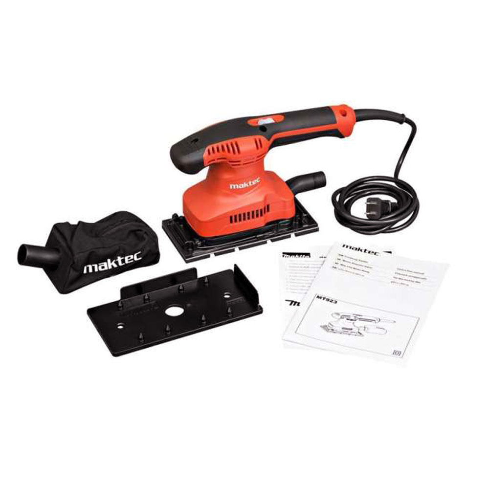 เครื่องขัดกระดาษทรายสั่น-ผืนผ้า MAKTEC รุ่น MT923 มีถุงเก็บฝุ่น กำลังไฟ 180 วัตต์_02