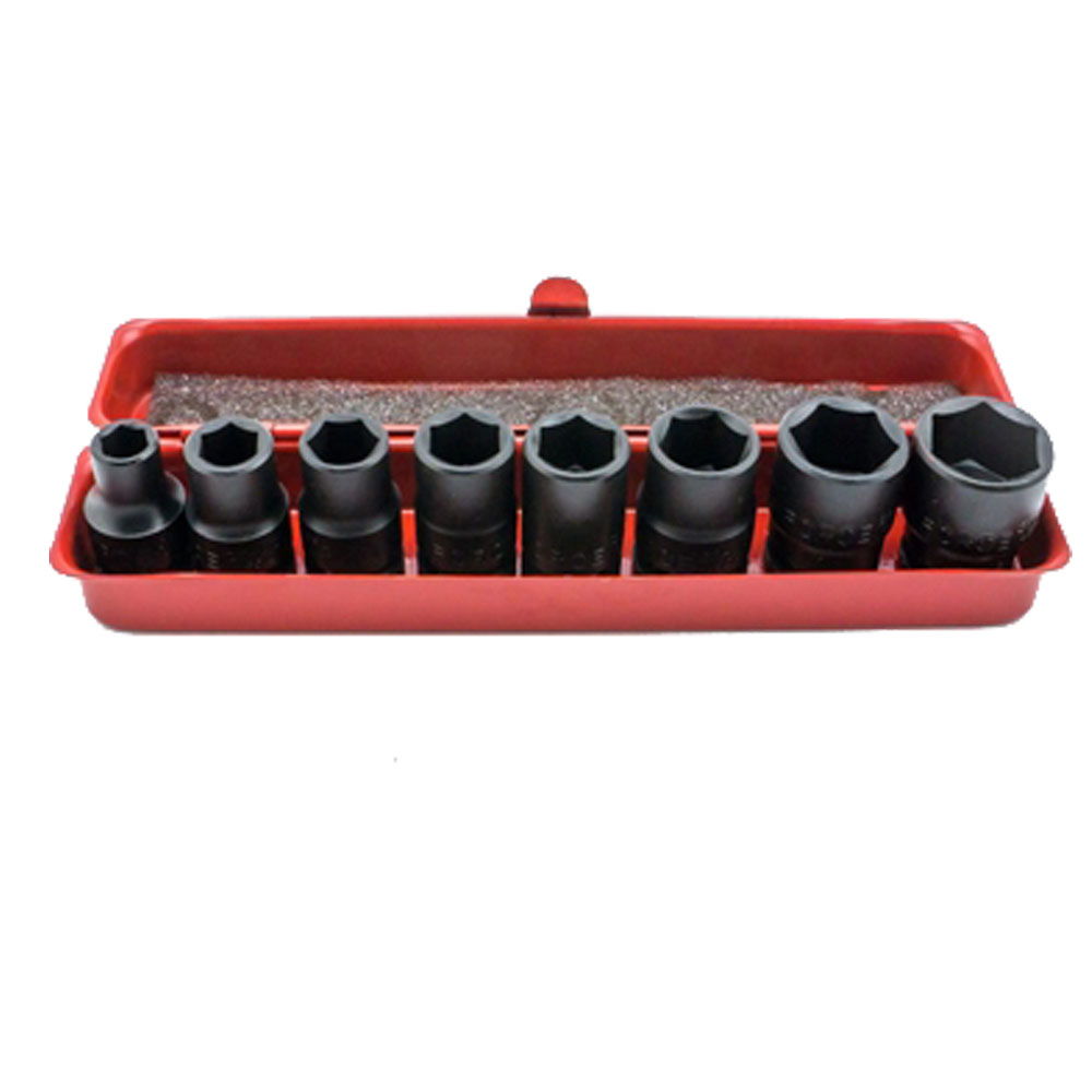 3083 ชุดลูกบ๊อกซ์เครื่องมือลม 3-8 8PCS