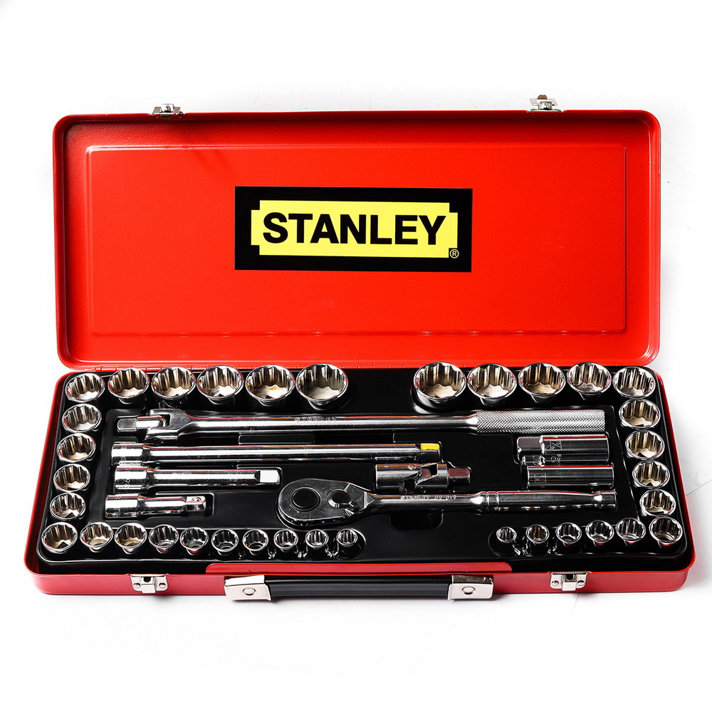 STANLEY 89-509 ชุดลูกบ็อก 43 ชิ้น ขนาด 1-2 นิ้ว_1