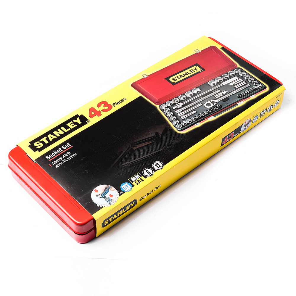 STANLEY 89-509 ชุดลูกบ็อก 43 ชิ้น ขนาด 1-2 นิ้ว_5
