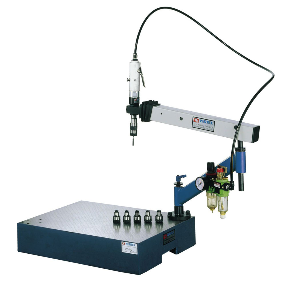 vertex VAT-712 เครื่องต๊าปลมแบบมีแขน M5-M12