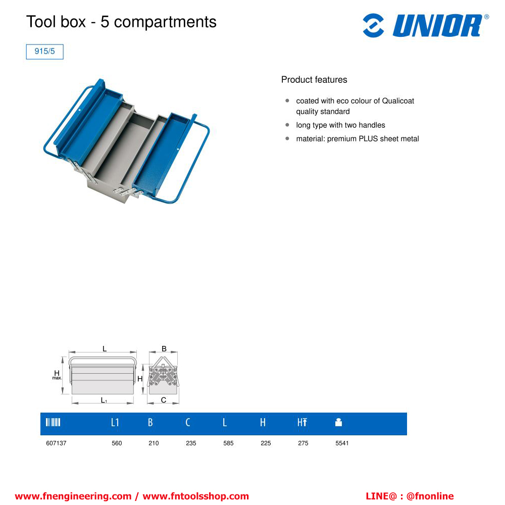 915-5 กล่องเครื่องมือ 3 ชั้น 2 หูหิ้ว_01