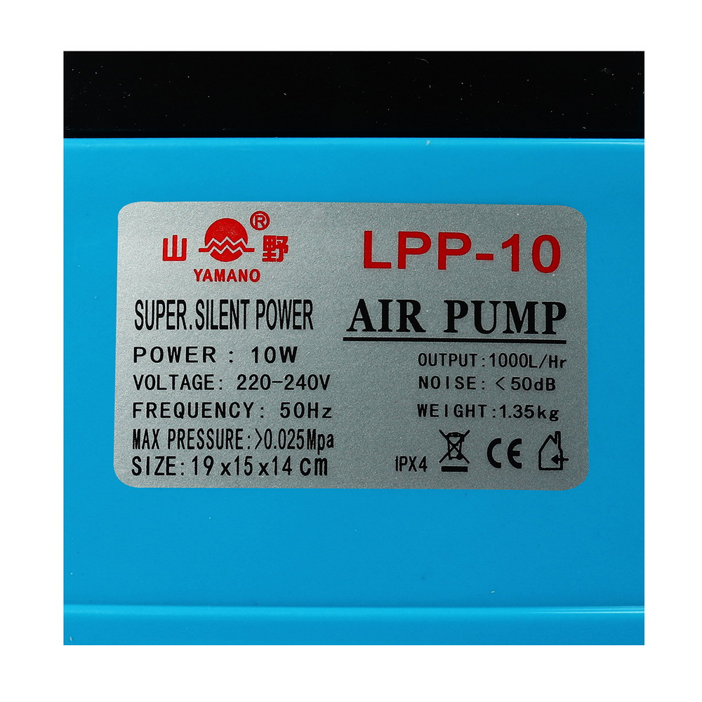 YAMANO LPP-10 ปั๊มลมไดอะเฟรม กำลังไฟ 10W_3