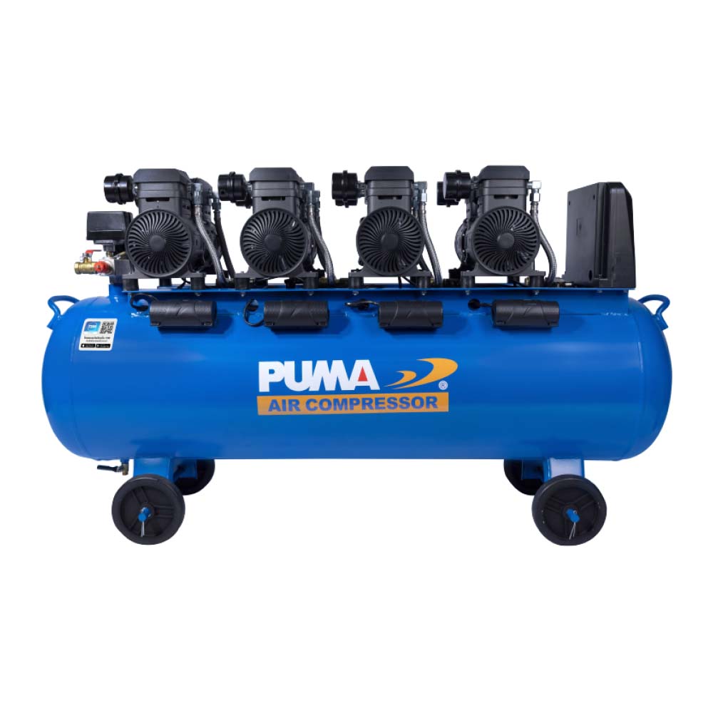 PUMA FORCE-160 ปั๊มลมไร้น้ำมัน ขนาด 1450Wx4 220V ถัง160 ลิตร_03