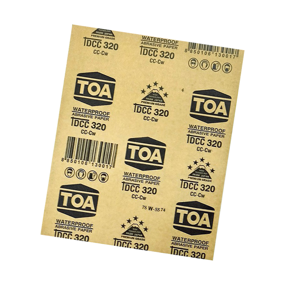 TOA กระดาษทรายขัดน้ำ 9นิ้วx 11นิ้ว(230x280 MM.) รุ่น CAPTAIN_01