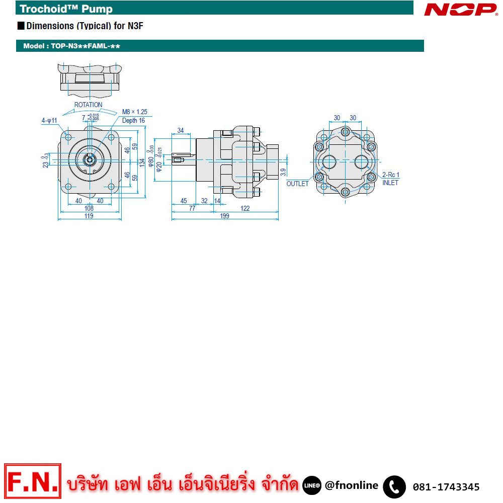 TOP-N330FA ออยล์ปั้ม_dw2