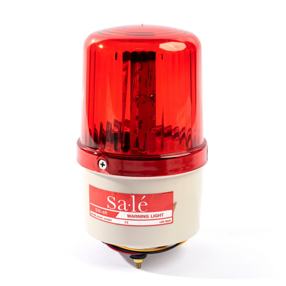 ไฟหมุนสีแดง LED 4in1 SA LE รุ่น SW-4R ขนาด 4 นิ้ว