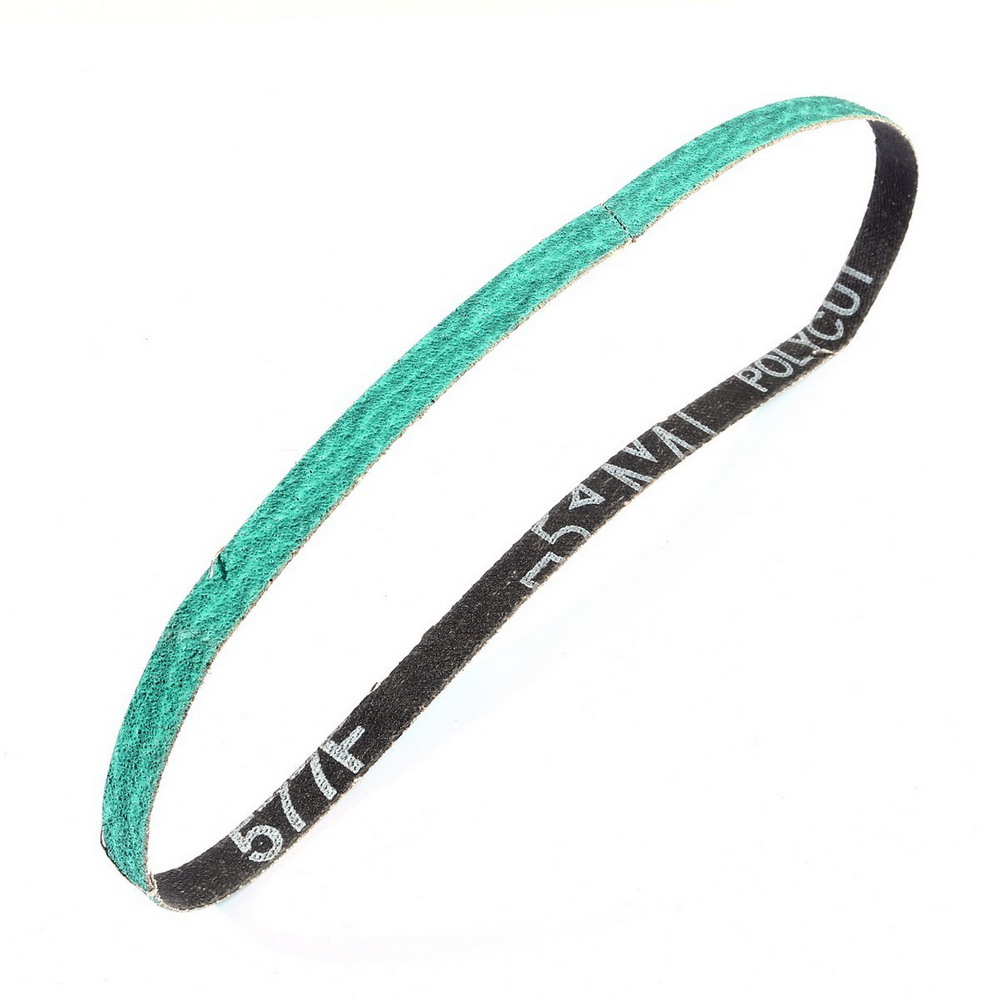 3M 577F กระดาษทรายสายพาน สีเขียว 10X533MM 180 (10 ชิ้น)