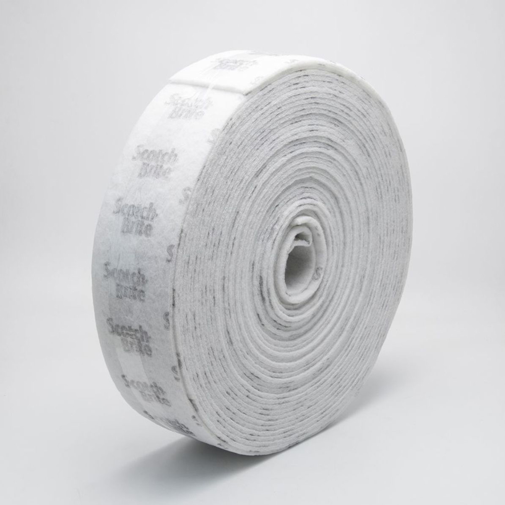 3M แผ่นใยขัดทำความสะอาดพื้นผิวที่บอบบาง #98 6นิ้วX35 หลา