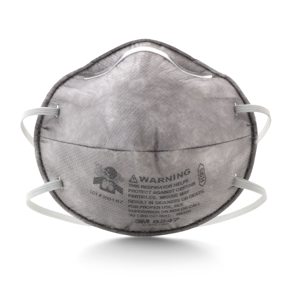 8247R95 หน้ากากป้องฝุ่นและกลิ่นเจือจาง