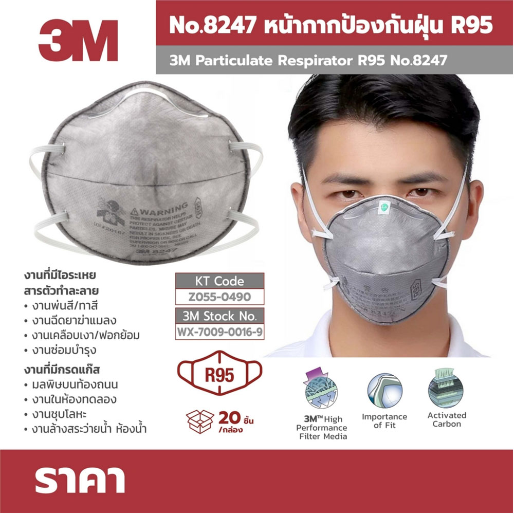 8247R95 หน้ากากป้องฝุ่นและกลิ่นเจือจาง_03