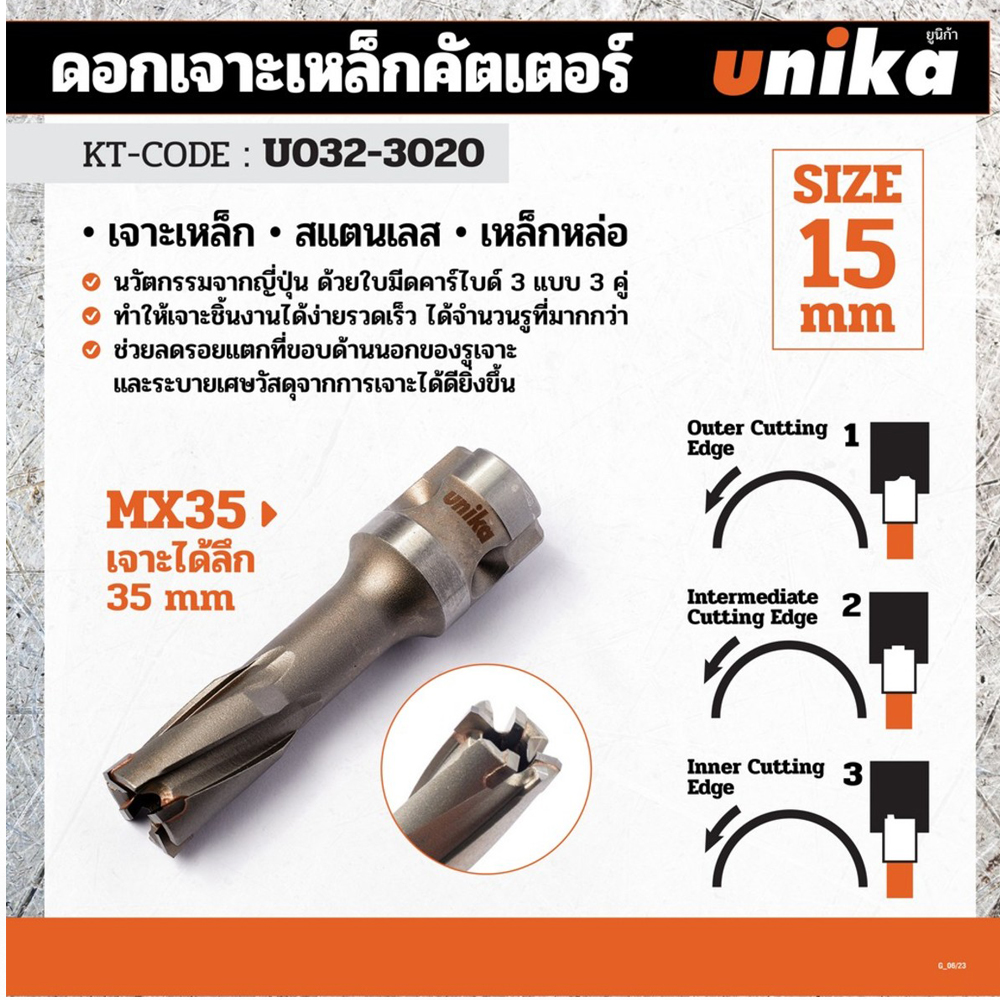 MX35N-15.0 ดอกเจาะ JET BROACH 35 X 15MM_price