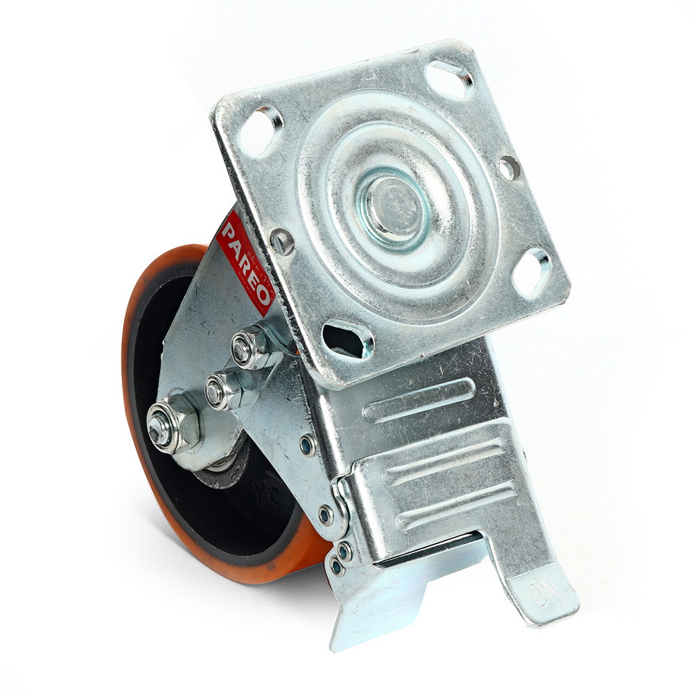 PAREO ล้อโพลียูรีเทน รุ่น MAX แป้นเบรค ขนาด 125MM_4