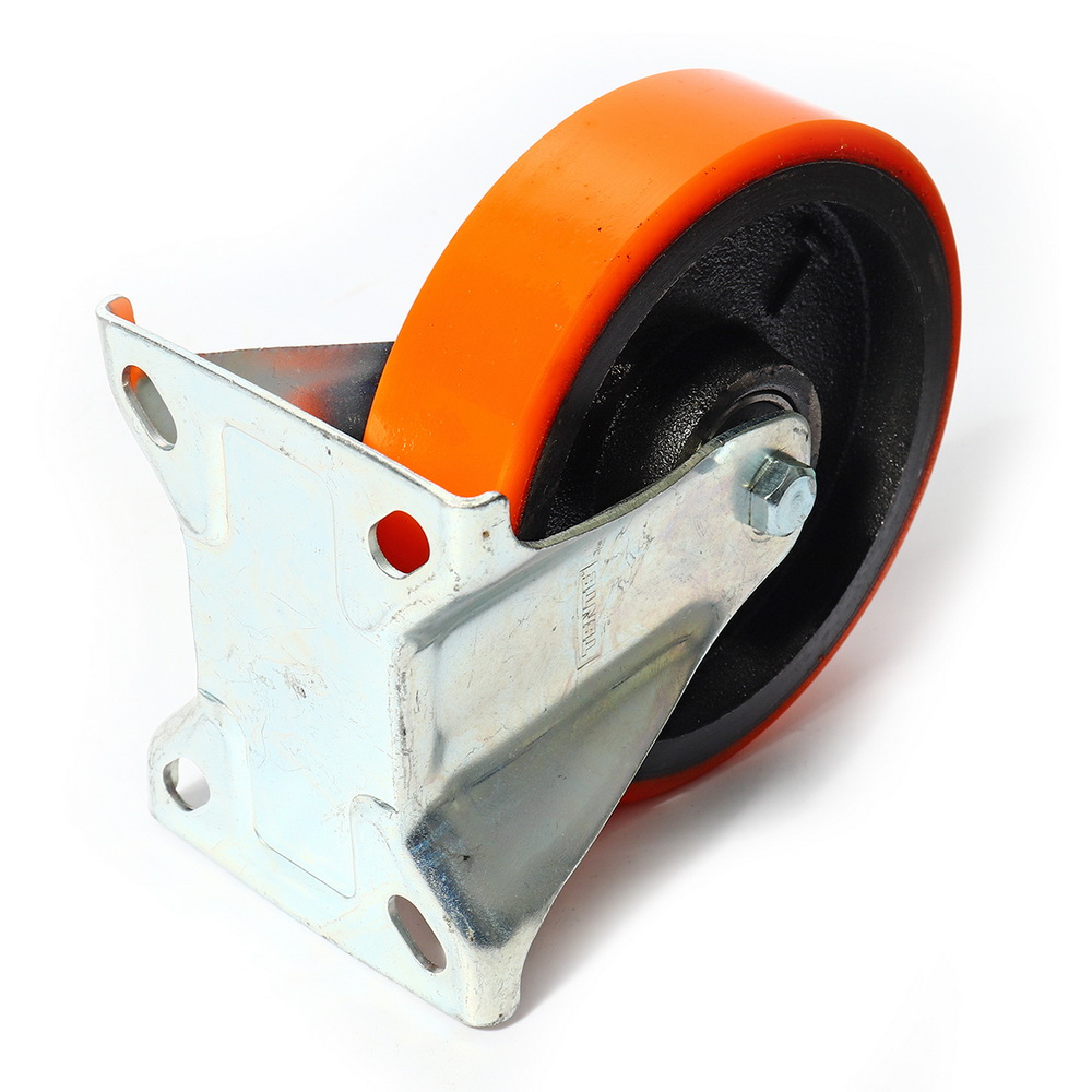 ล้อโพลียูรีเทน แป้นตาย ขนาด125MM_3