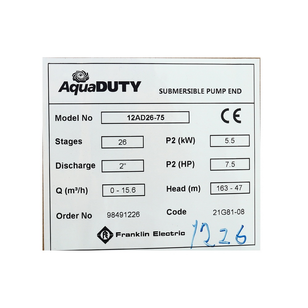 12AD26-75 เฉพาะหัวปั๊มบาดาล 4นิ้ว 7-5HP_3