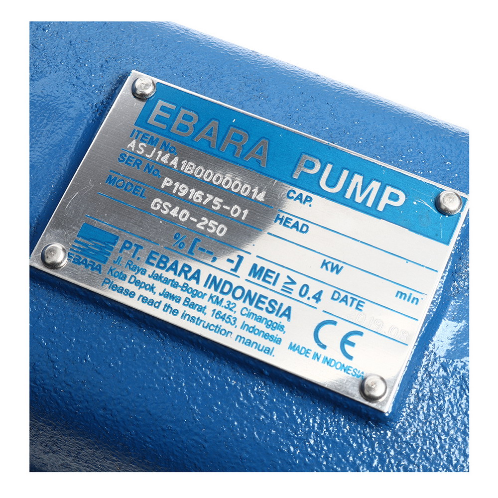 EBARA GS 40-250 ปั๊มเพลาลอย ท่อ 65X40MM_2