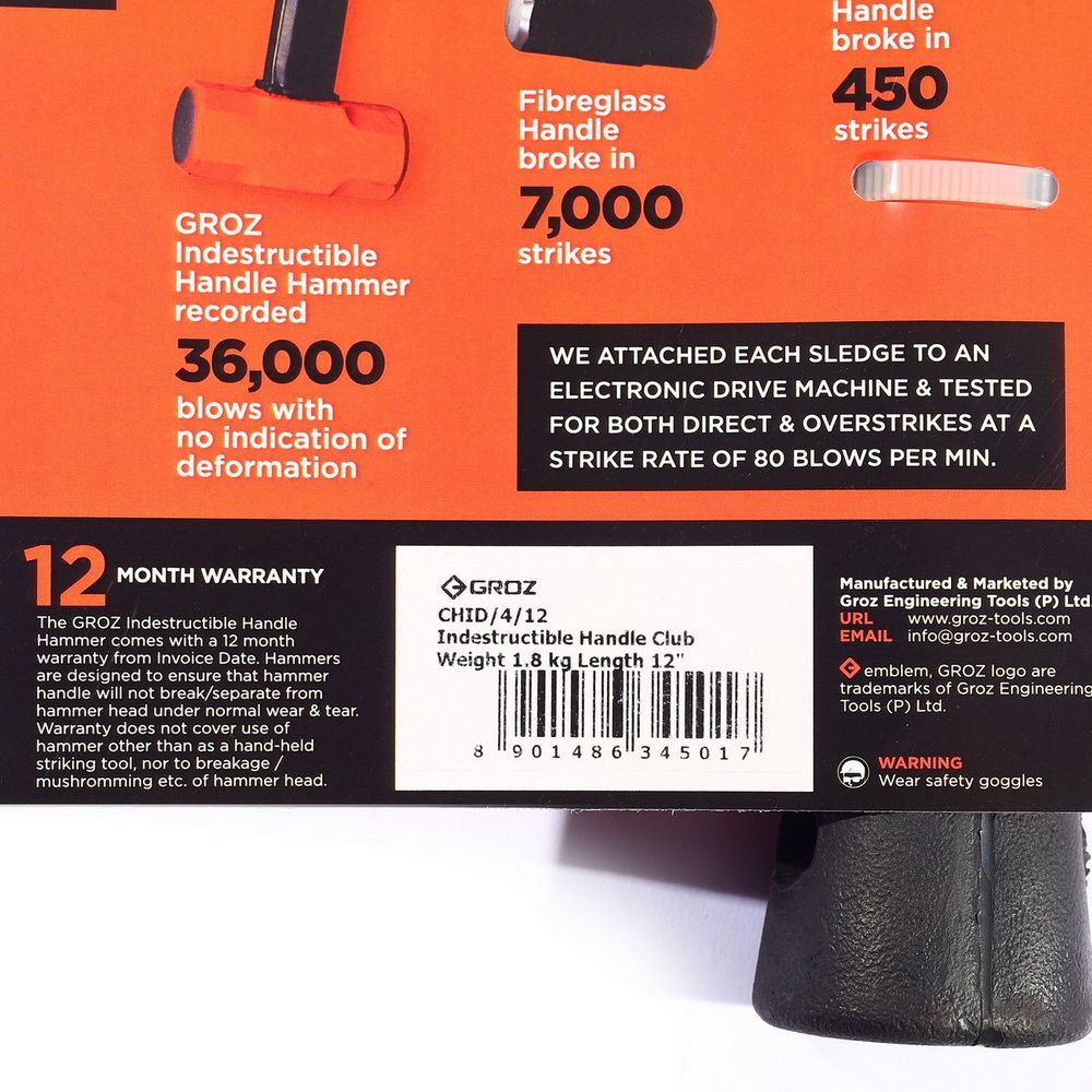 GROZ CHID-4-12 ค้อนปอนด์ 4 ปอนด์_1