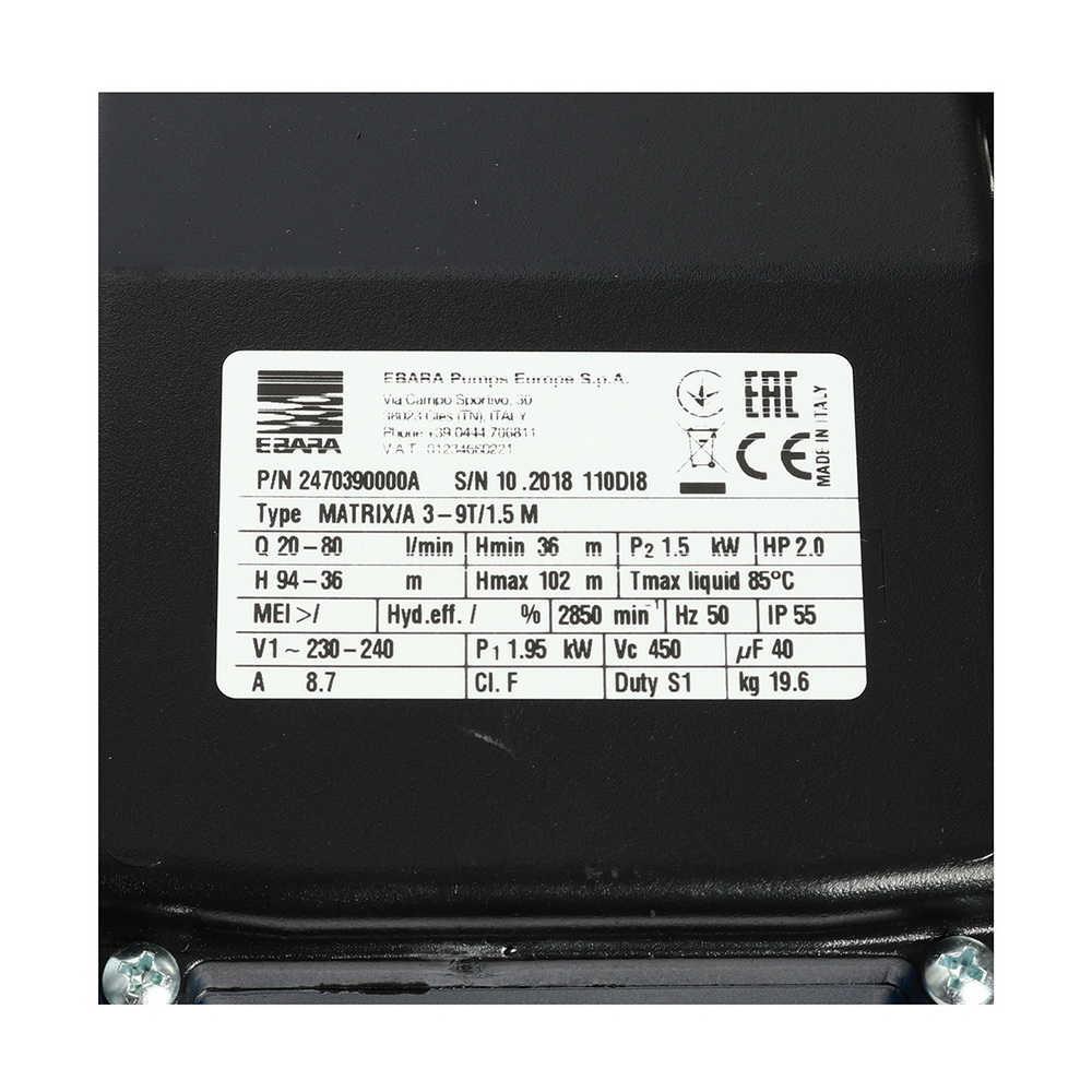 MATRIX 3-9T-1-5M ปั๊มน้ำหลายใบพัดแนวนอน_1