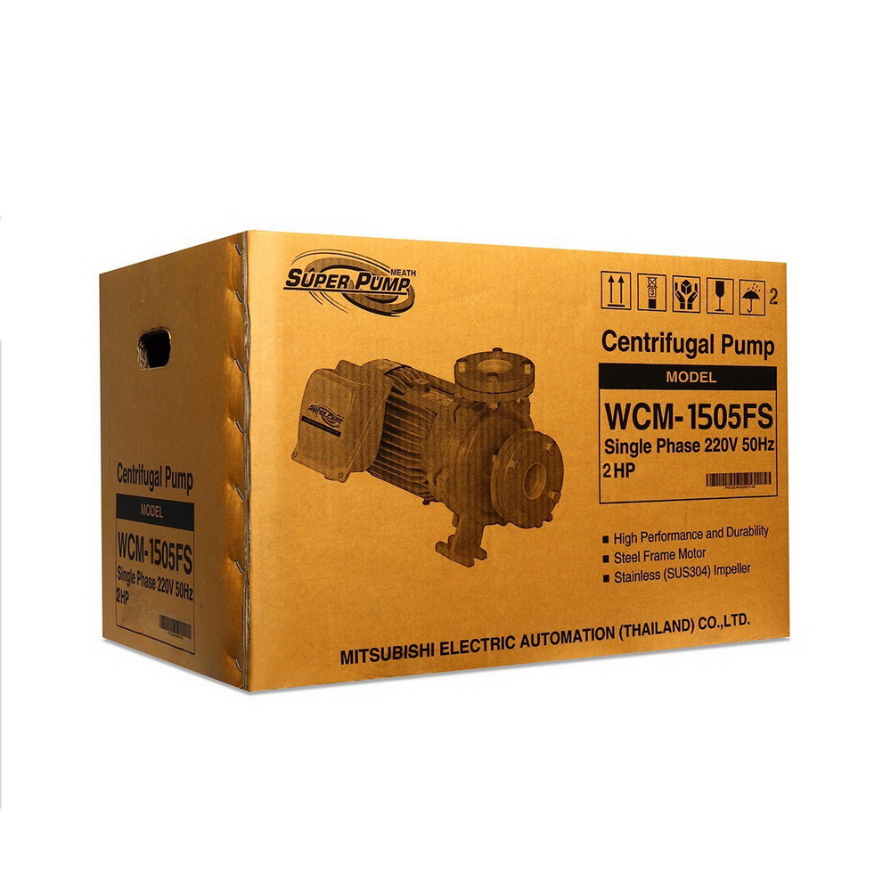 MITSUBISHI WCM-1505F-S ปั๊มน้ำหน้าแปลน 2HP 220V_4
