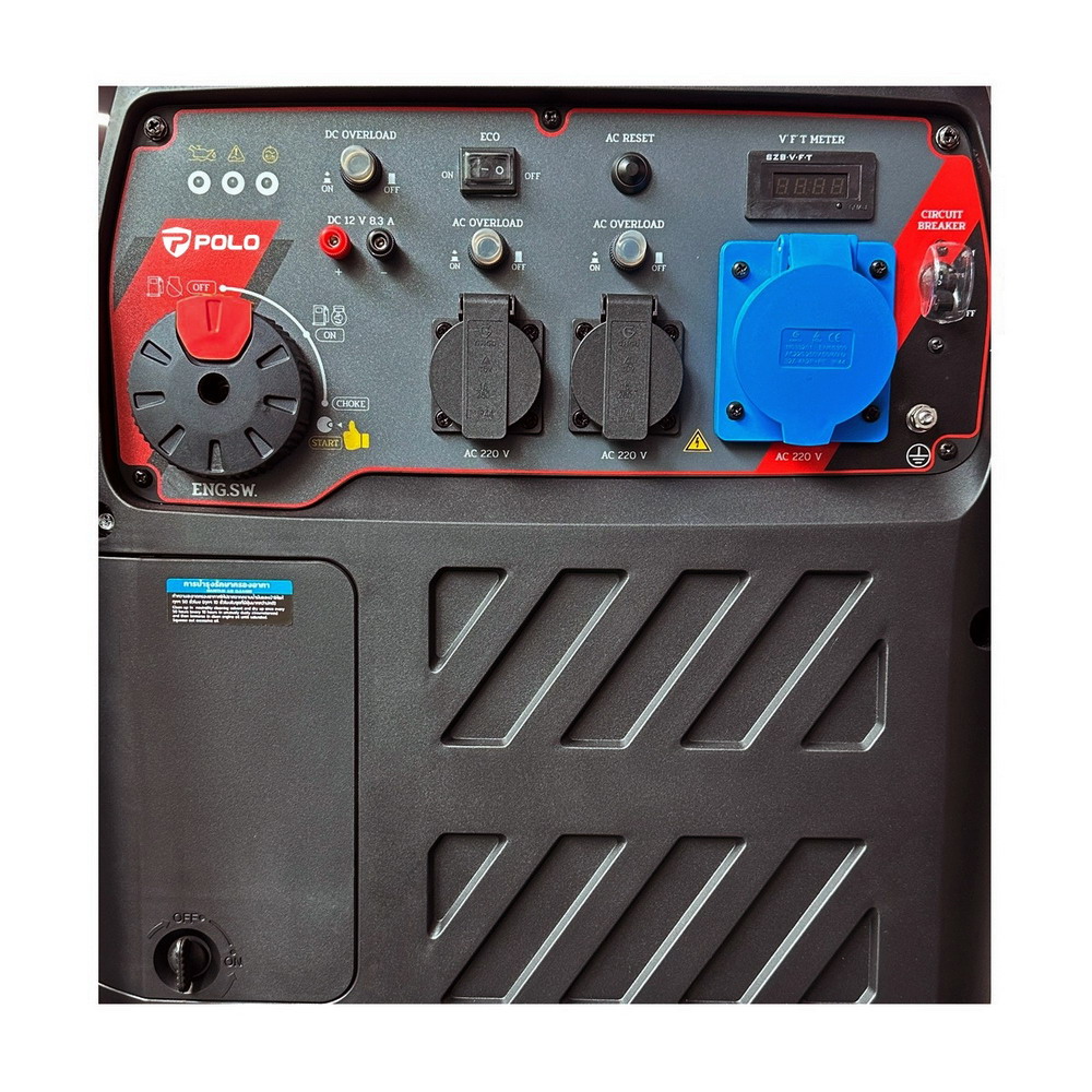 POLO GT9000I เครื่องปั่นไฟอินเวอร์เตอร์ เบนซิน 16HP สตาร์ทไฟฟ้า_2
