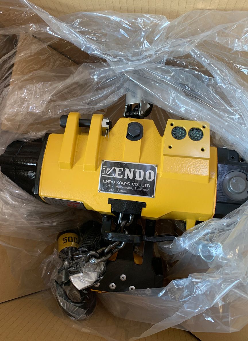 ENDO EHL-05TS PCS-1 รอกโซ่ลม+สวิตช์ควบคุม ระยะยก 3M สามารถยก 500KG_05