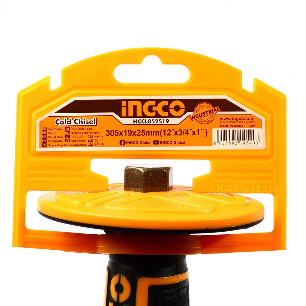 INGCO HCCL852519 เหล็กสกัด สกัดปลายปากแบน 12 นิ้ว_3