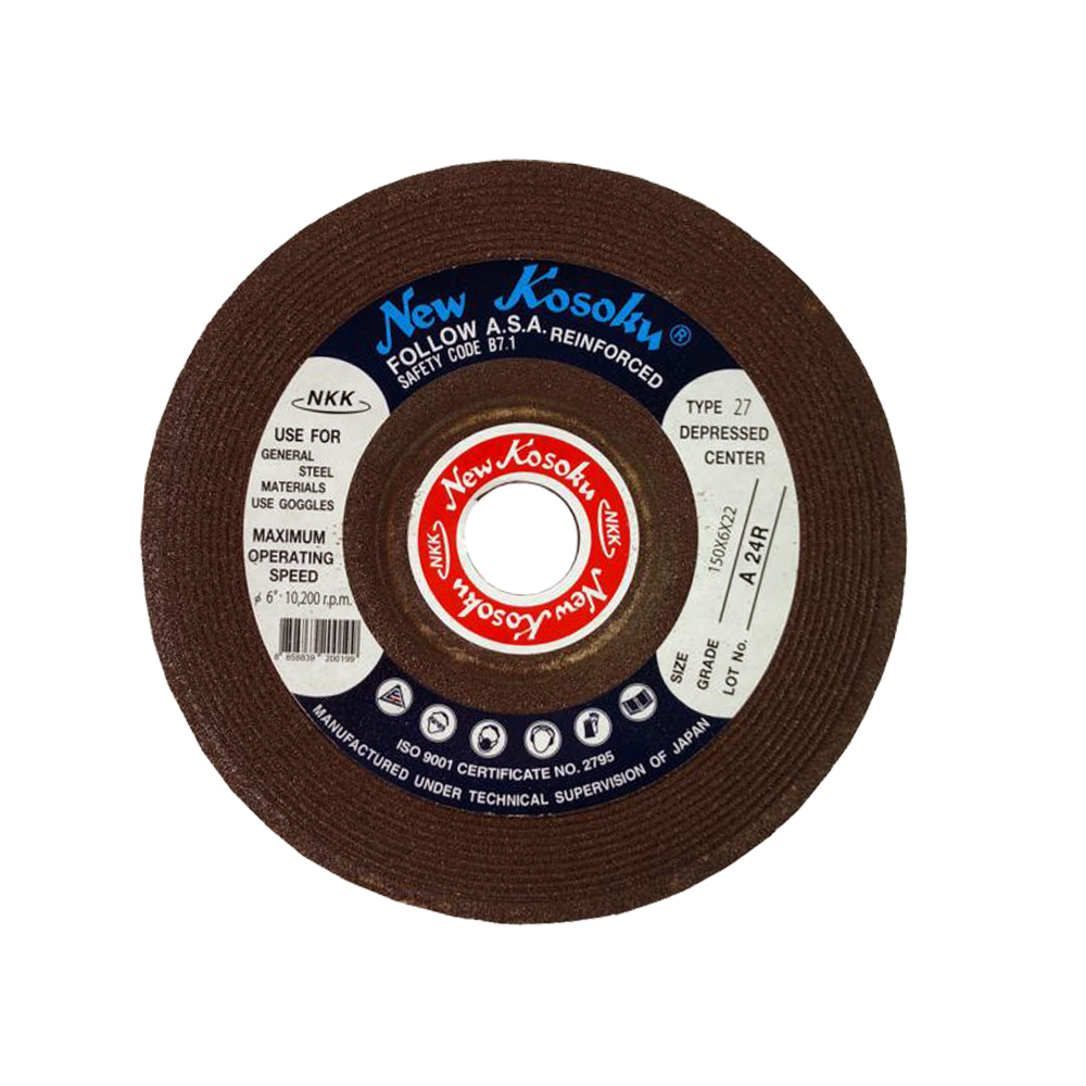 NKK A24R แผ่นตัดเหล็กหนา 6 นิ้วx 6 มิล