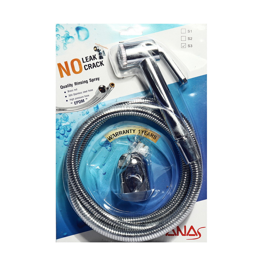 S3 สายฉีดชำระ คอสั้น น็อตทำจากทองเหลืองแท้_2