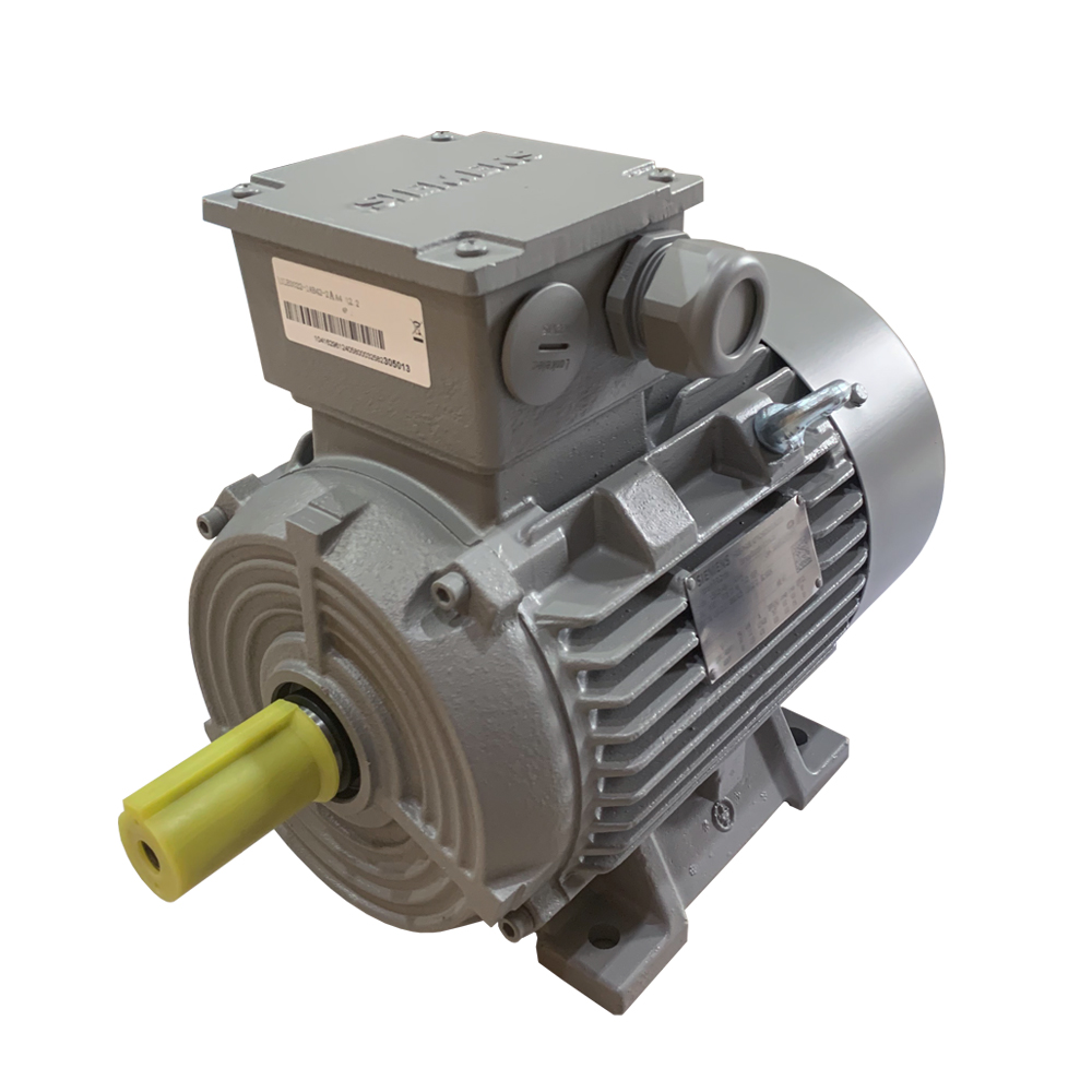 SIEMENS 1LE0022 มอเตอร์ขาตั้ง เฟรมเหล็กหล่อ 3HP 4 Pole 380V