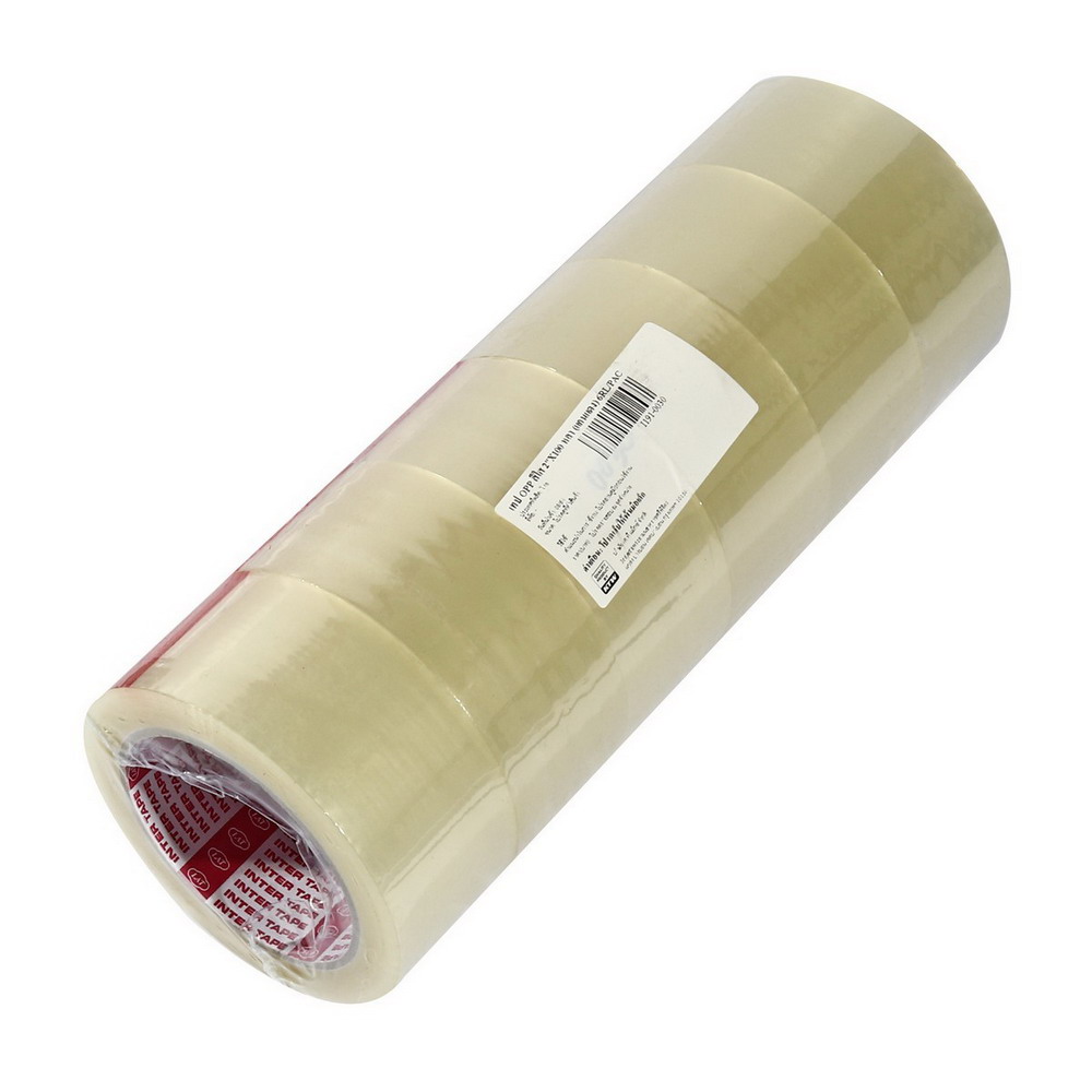 INTER TAPE เทป OPP สีใส 2นิ้วX100หลา_2