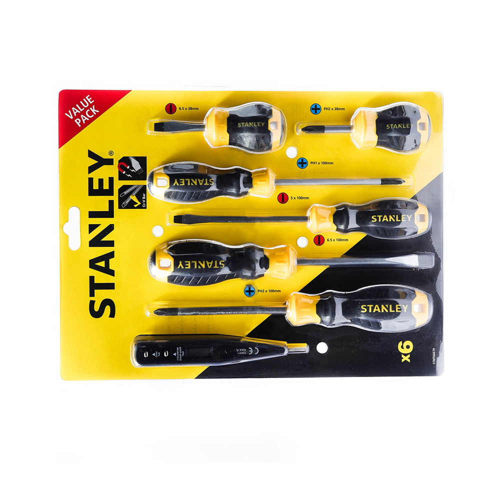 STANLEY 66-679 ชุดไขควง 6ชิ้น+ไขควงลองไฟดิจิตอล_01