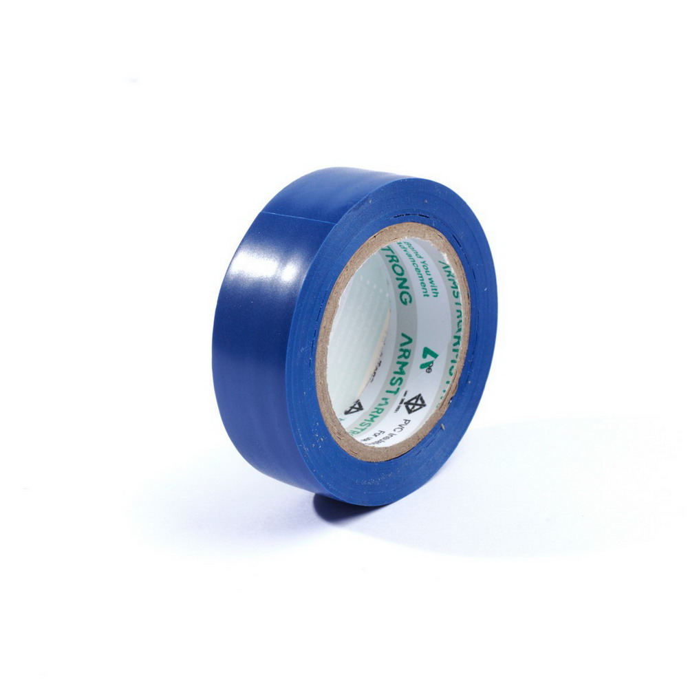 ARMSTRONG 120MIC เทปพันสายไฟ สีน้ำเงิน ขนาด 19 มมX10 ม_1