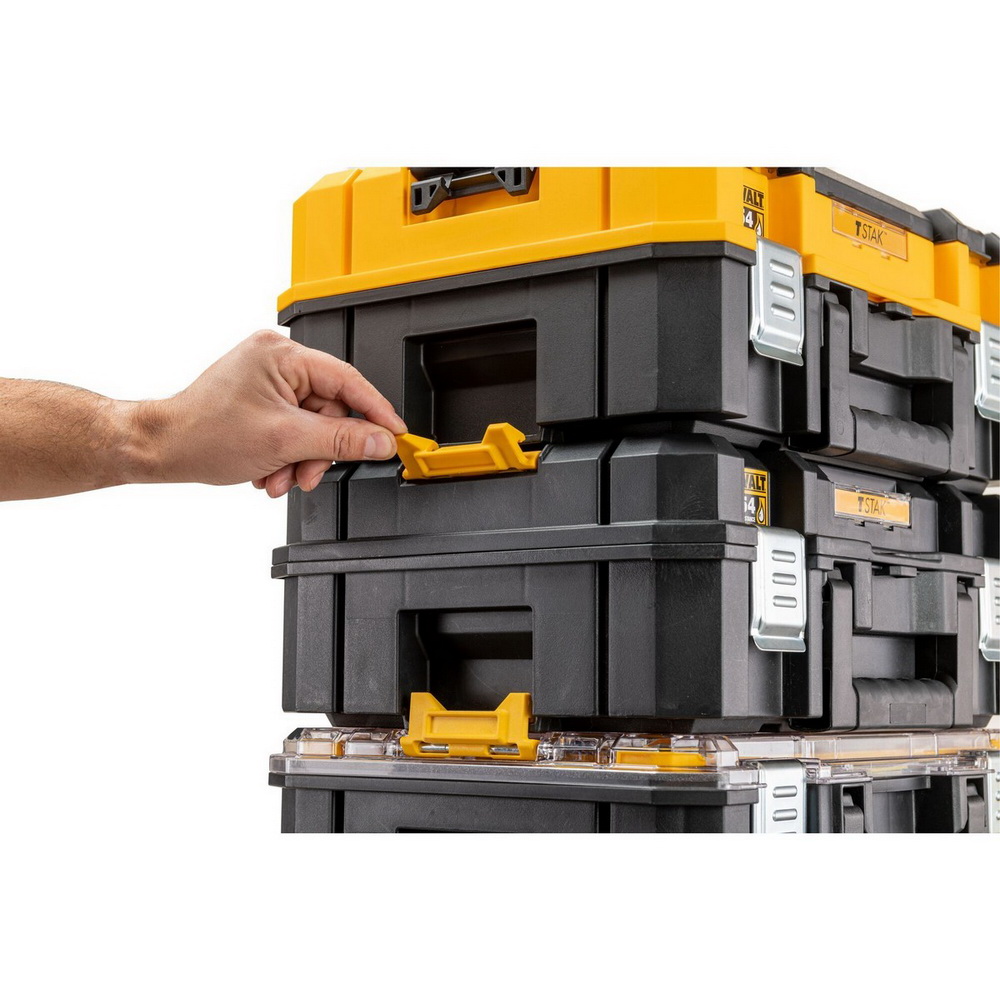 dewalt dwst83344-1 กล่อง tstak ที่จับยาว 11 ลิตร ขอบยางกันละอองน้ำและฝุ่น มาตรฐาน ip54_6