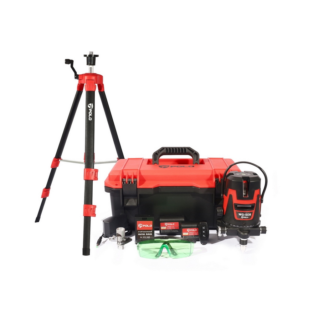 polo wg-508 เครื่องวัดระดับเลเซอร์แสงเขียว 5 เส้น_2