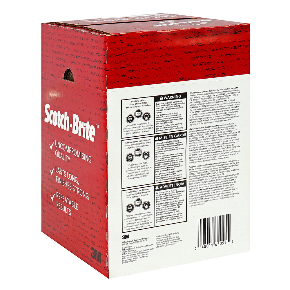 3M 7440 สก๊อตซ์ไบร์ทขัดไม้-สนิม สีน้ำตาล_1