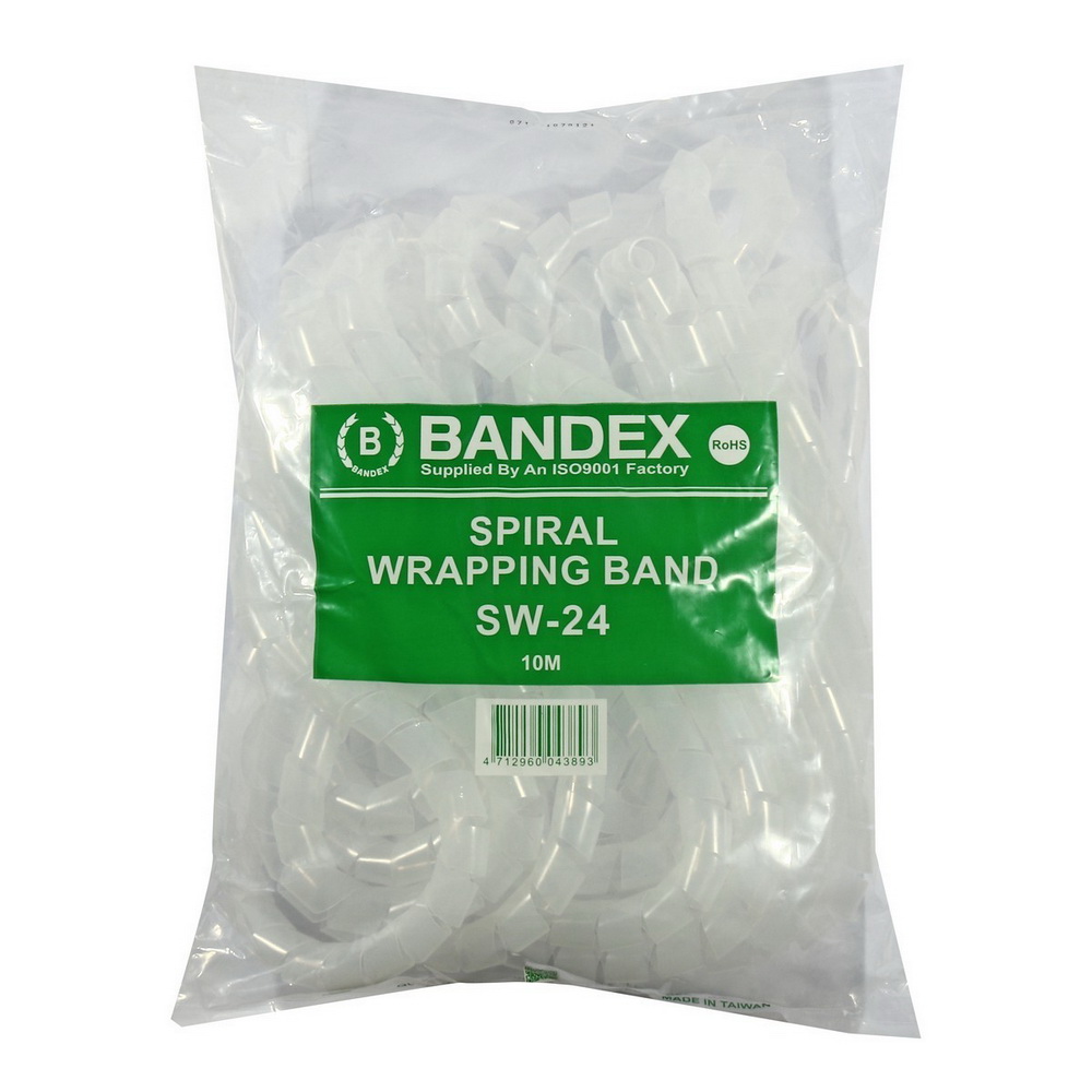 BANDEX SW-24 ไส้ไก่ พันสายไฟ 10 เมตร(สีขาว-ใส)_4