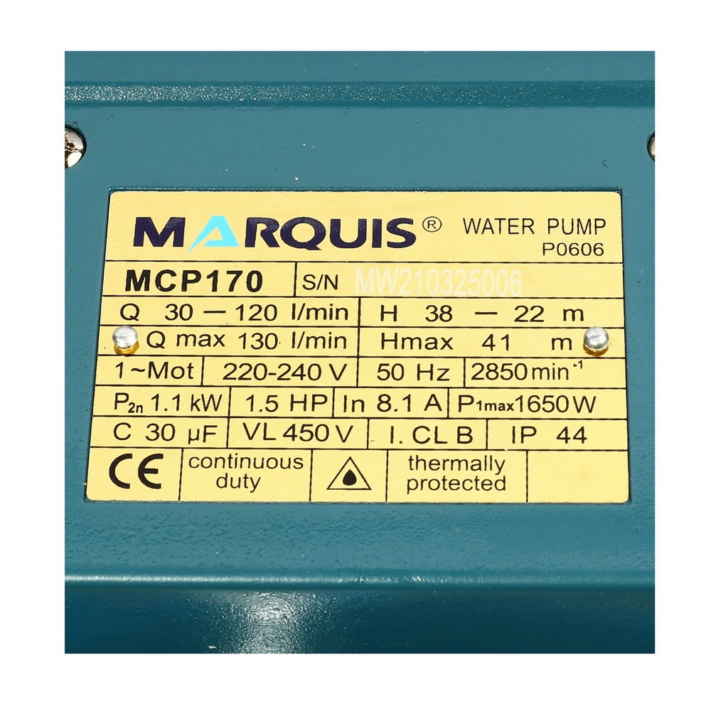 MARQUIS MCP170 ปั๊มหอยโข่งท่อส่ง 1-5HP_3