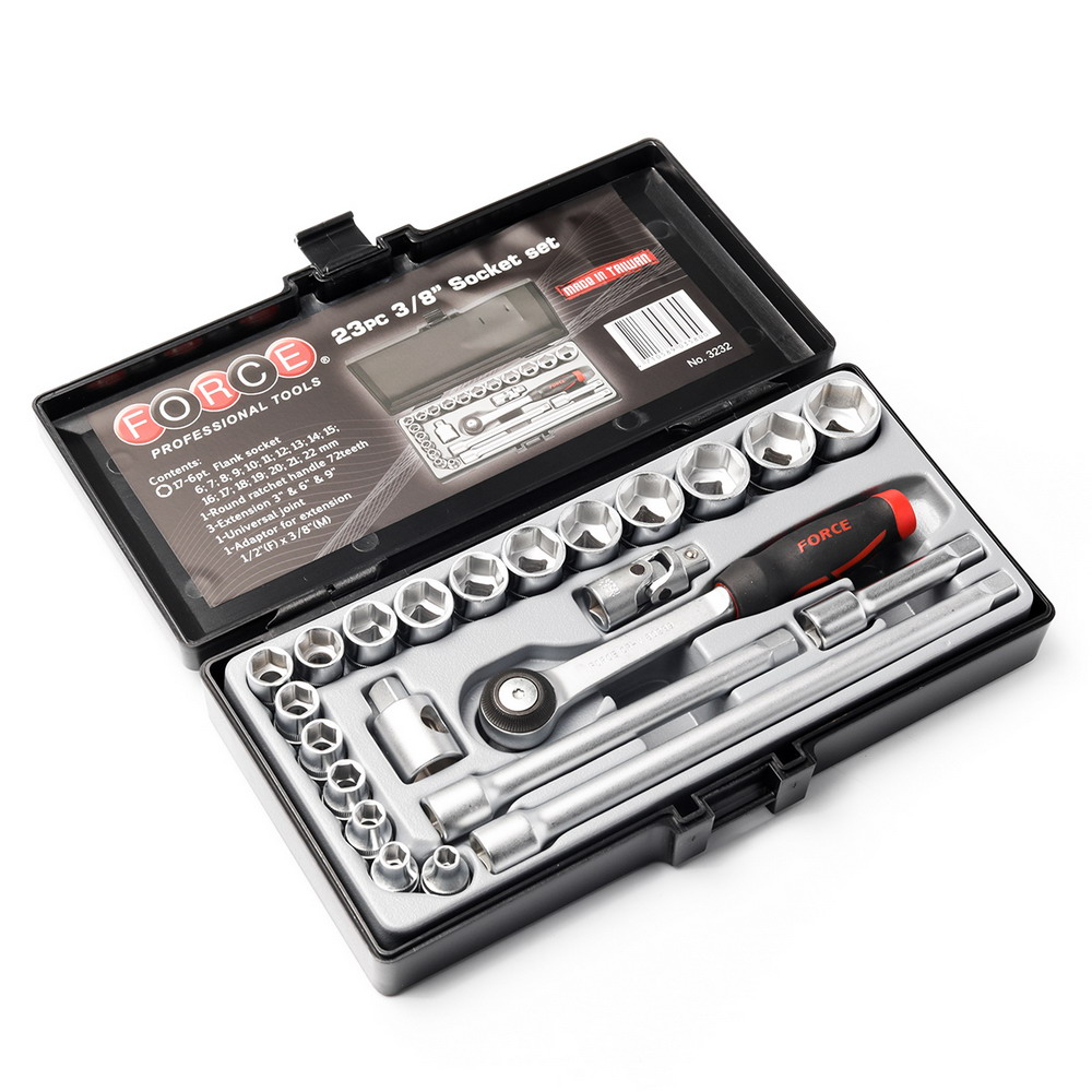 FORCE 3232 ชุดลูกบ๊อกซ์ 6 เหลี่ยม 3-8 6-22MM_4