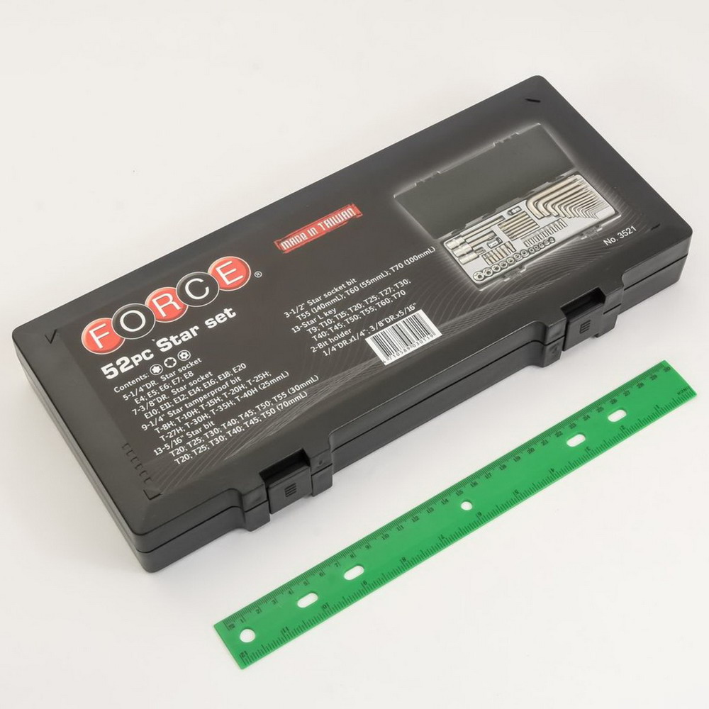FORCE 3521 ชุดลูกบ๊อกซ์หัวจีบ 52 PCS_2