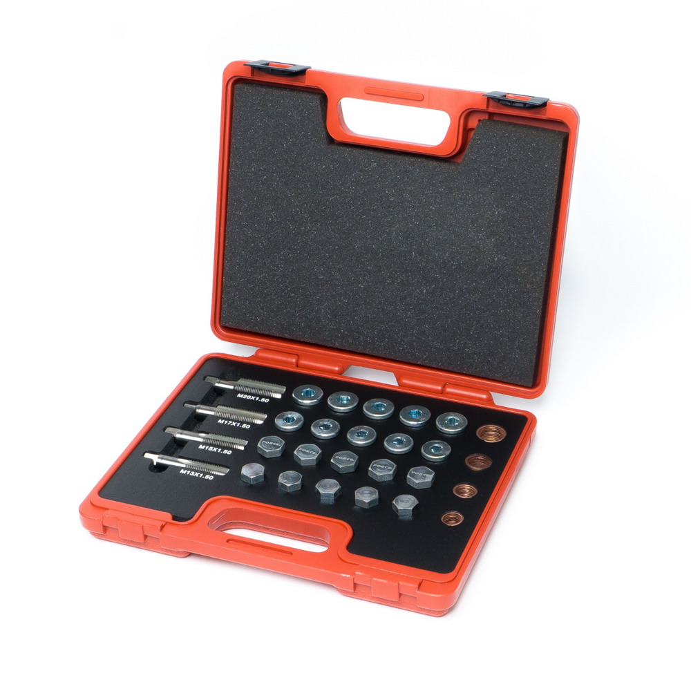 FORCE 964G1 ชุดซ่อมเกลียวน๊อตถ่ายน้ำมันเครื่อง 64 ชิ้น_2