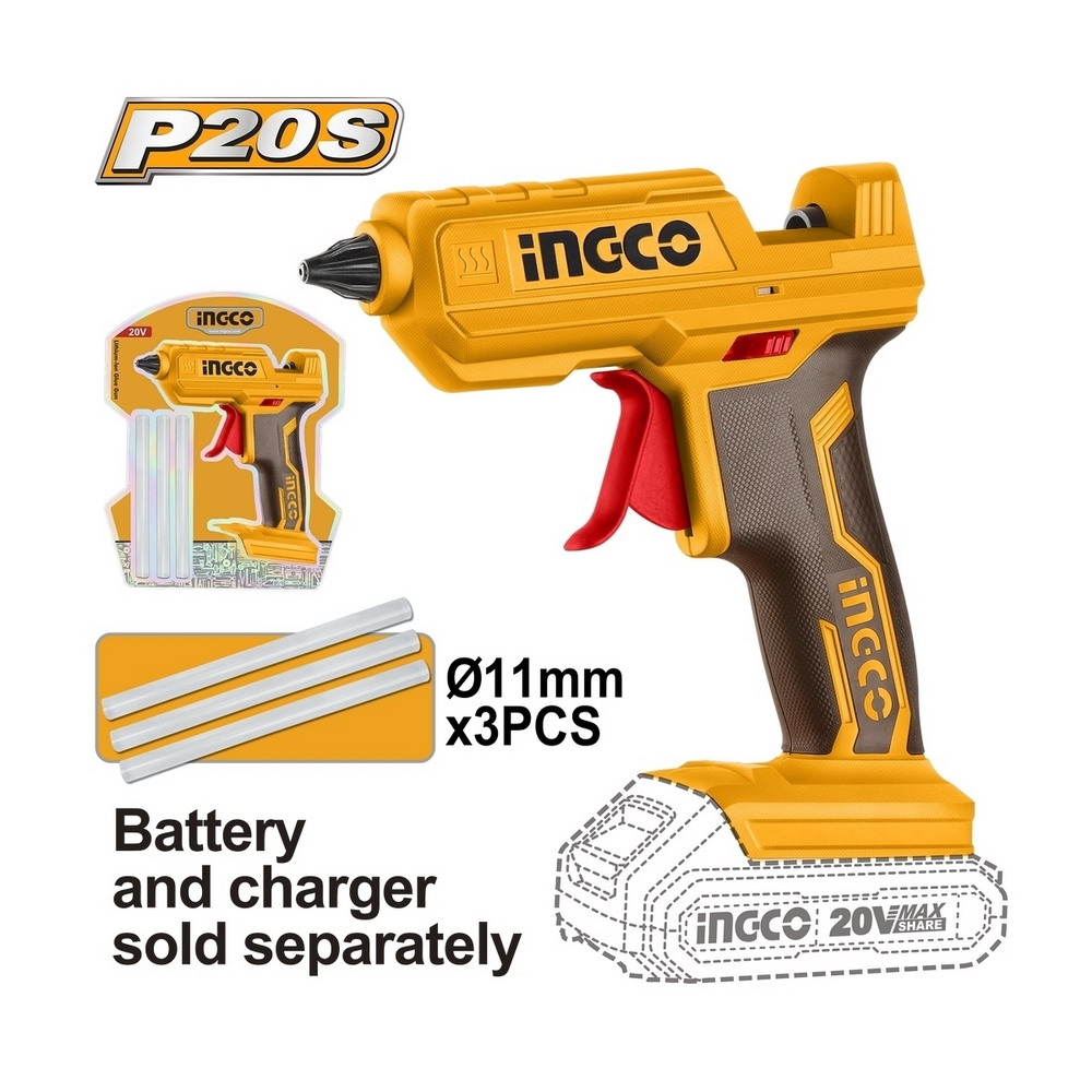 INGCO CGGLI2001 ปืนยิงกาวไร้สาย 20V_5