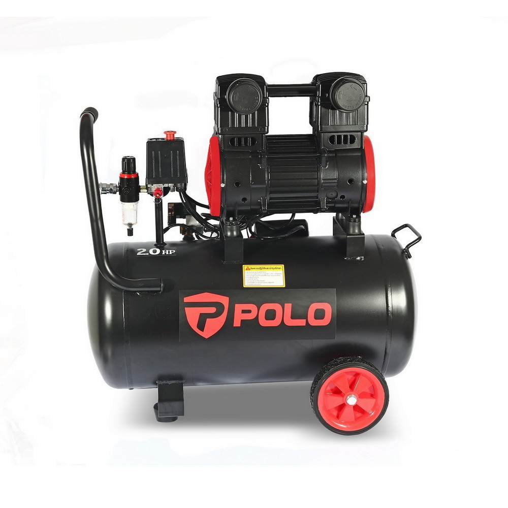 POLO D15001-50 ปั๊มลมออยล์ฟรี 2HP 220V ถัง 50 ลิตร_2